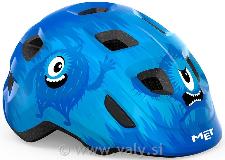 Met čelada HOORAY otroška modra pošasti