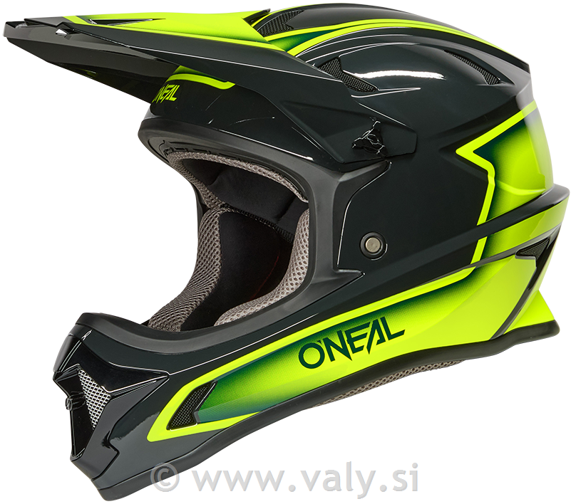 O`Neal čelada SONUS SLICK siva - fluo rumena