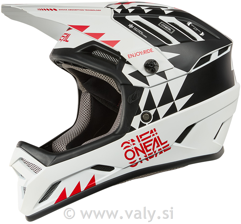 O`Neal čelada Backflip KNOX bela - črna