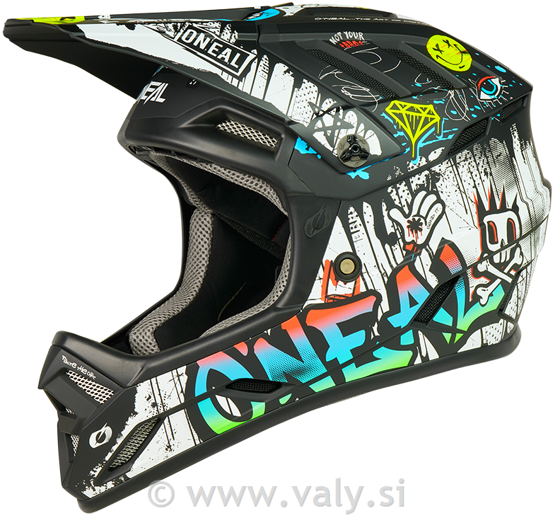 O`Neal čelada Backflip Rancid črna - bela