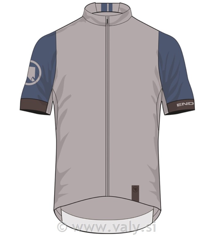 Endura majica FS260 S/S Jersey siva - titan
