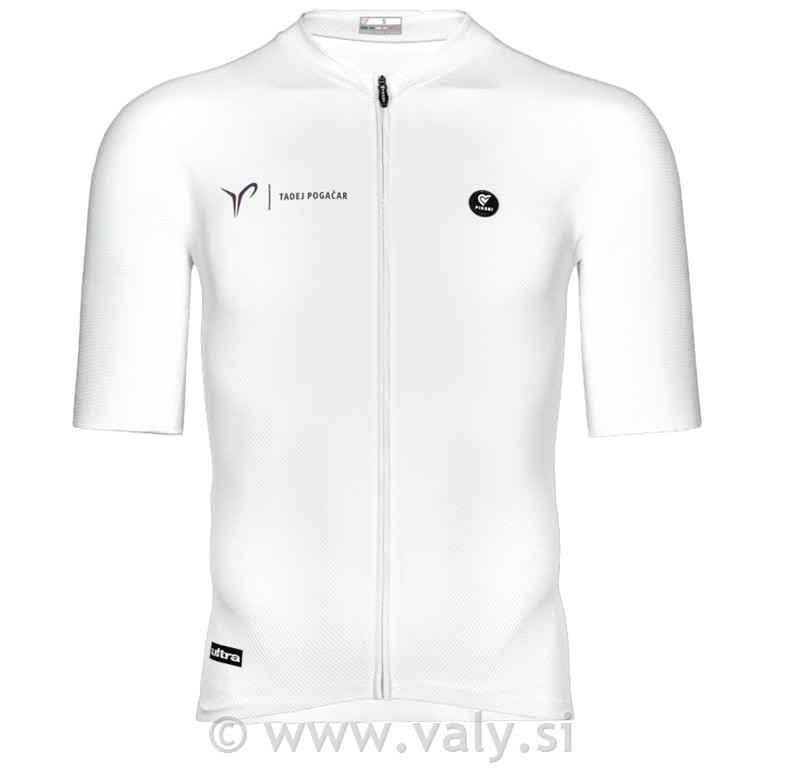 Pissei majica Primapelle Ultra Tadej Pogačar bela