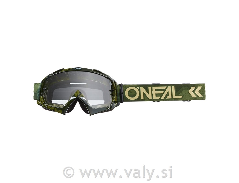 O`Neal goggle očala B-10 CAMO zelena clear steklo