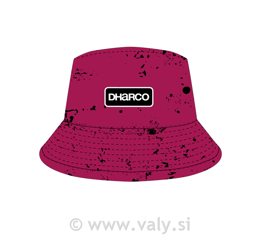 DHaRCO dvostranski klobuk Reversible Bucket Hat CHILI PEPPER