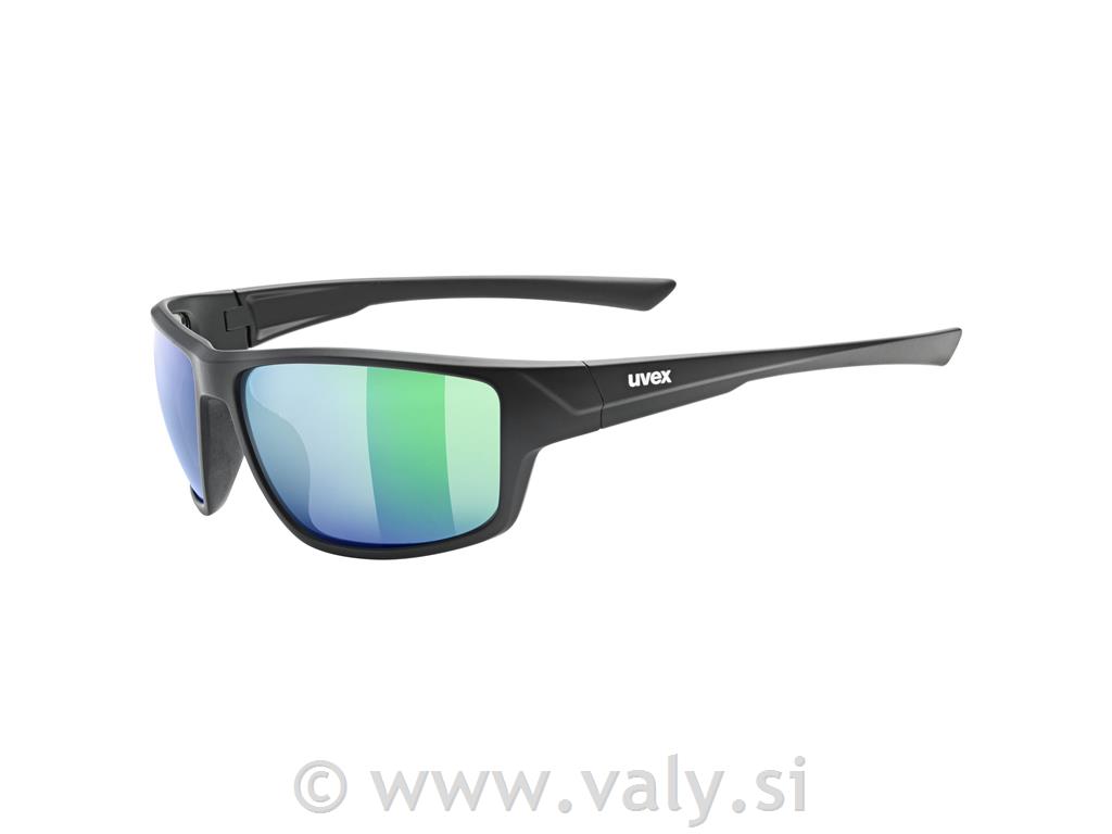 Uvex očala SPORTSTYLE 230 črna, zeleno zrcalno steklo