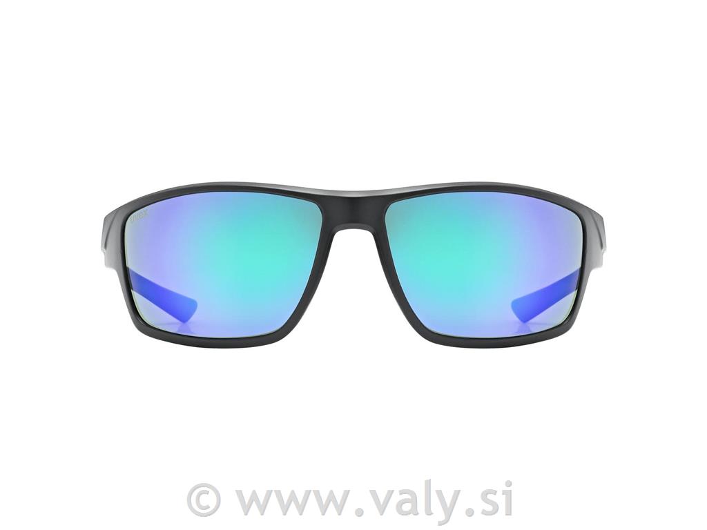 Uvex očala SPORTSTYLE 230 črna, zeleno zrcalno steklo