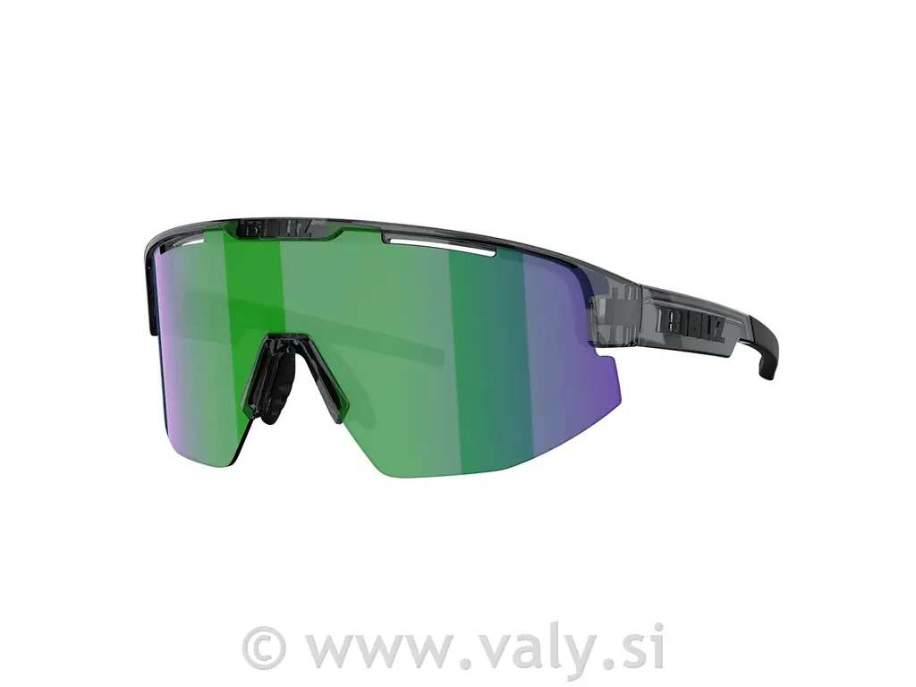 Bliz očala Matrix transparent; rjavo-zeleno večbarvno steklo