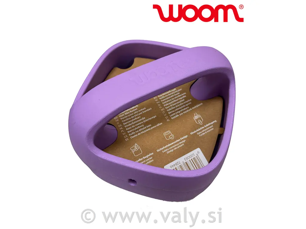 Woom otroška košarica Woom POP roza (marshmallow pink)