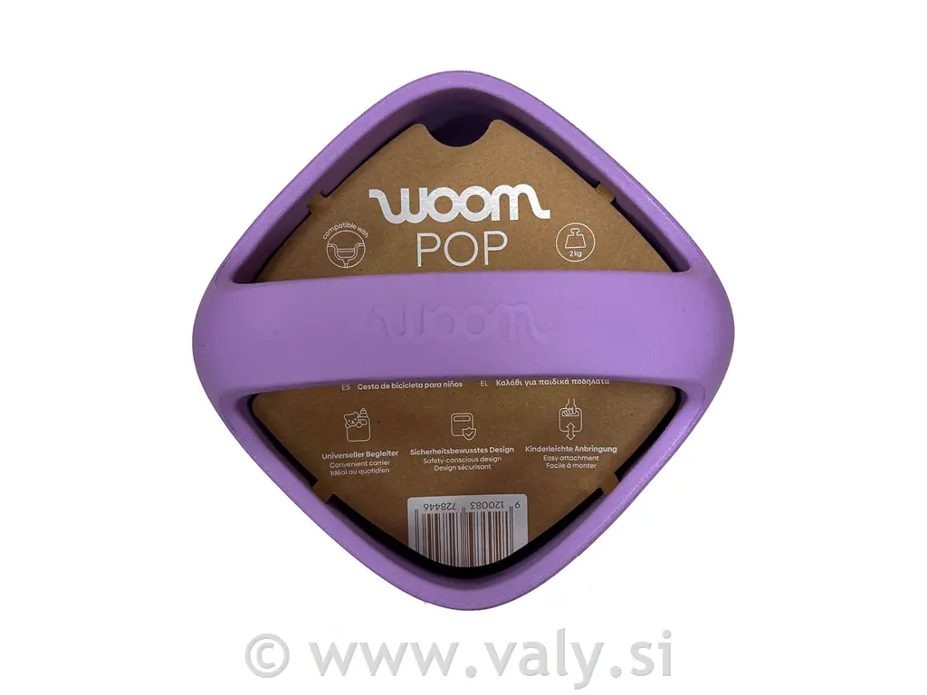 Woom otroška košarica Woom POP roza (marshmallow pink)