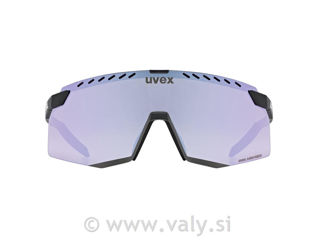 Uvex očala pace stage s CV črna, zrcalno roza steklo