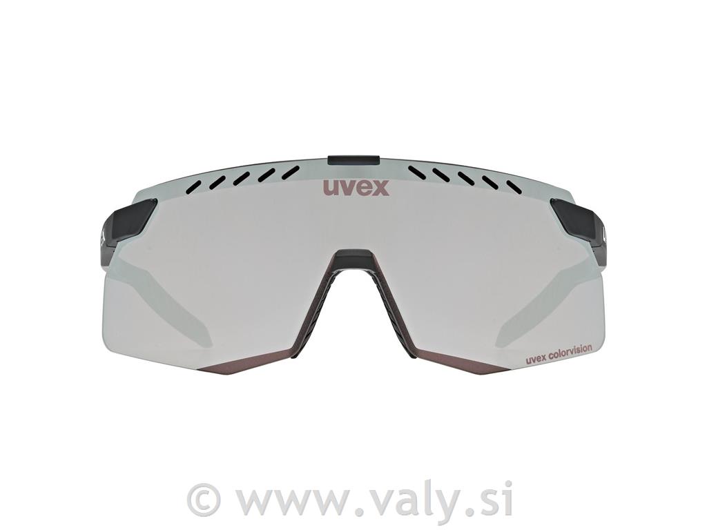 Uvex očala pace stage s CV črna, zrcalno srebrno steklo