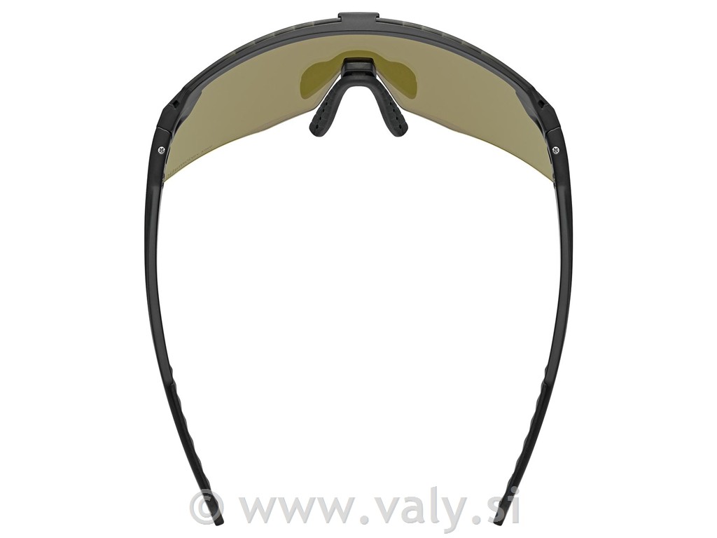 Uvex očala pace stage s CV črna, zrcalno modra steklo