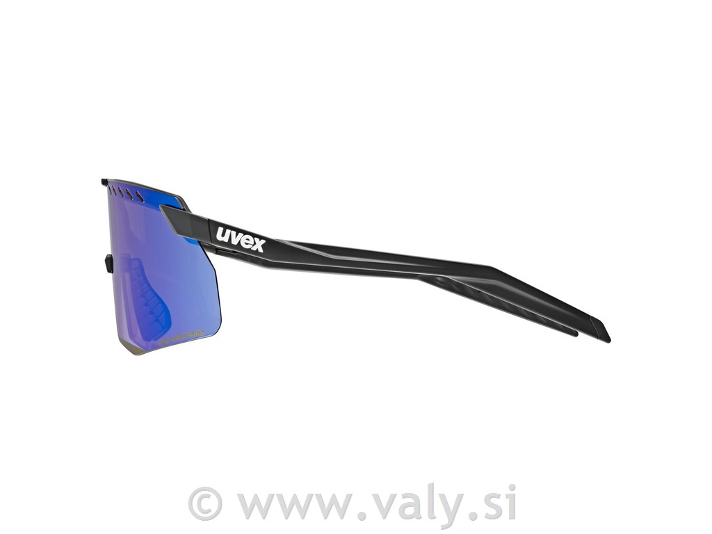 Uvex očala pace stage s CV črna, zrcalno modra steklo