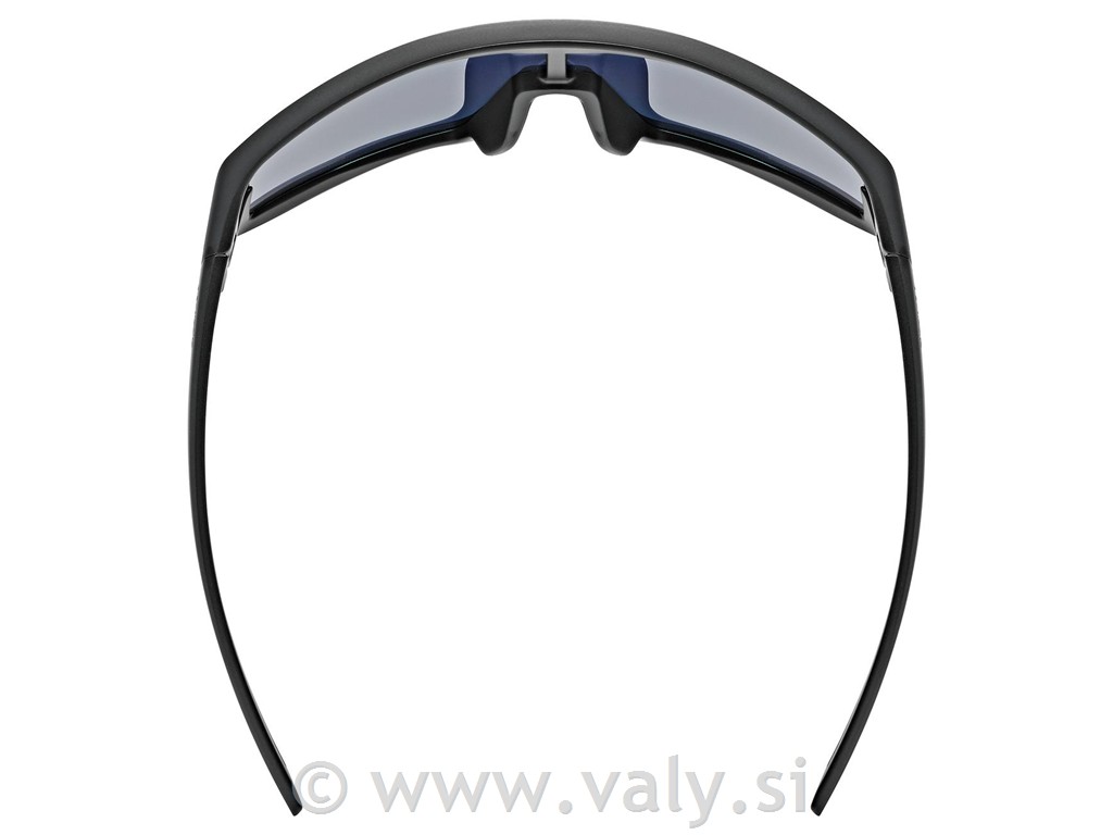 Uvex otroška športna očala SKYRISE jr. črna, rdeče steklo