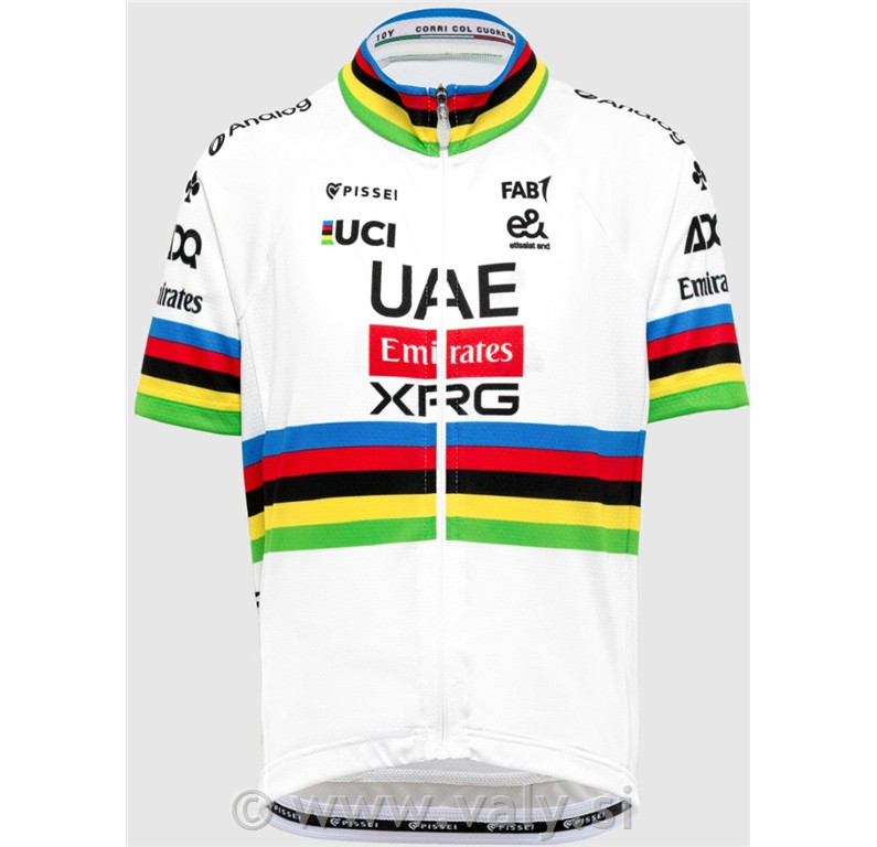 Pissei otroška kolesarska majica UAE World champion