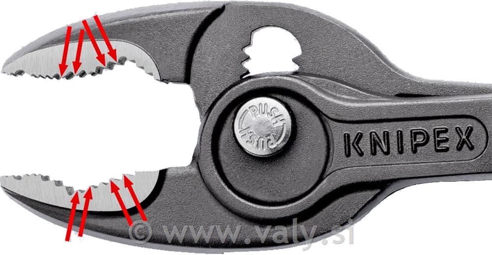 Knipex TwinGrip sprednje in stranske prijemalne klešče