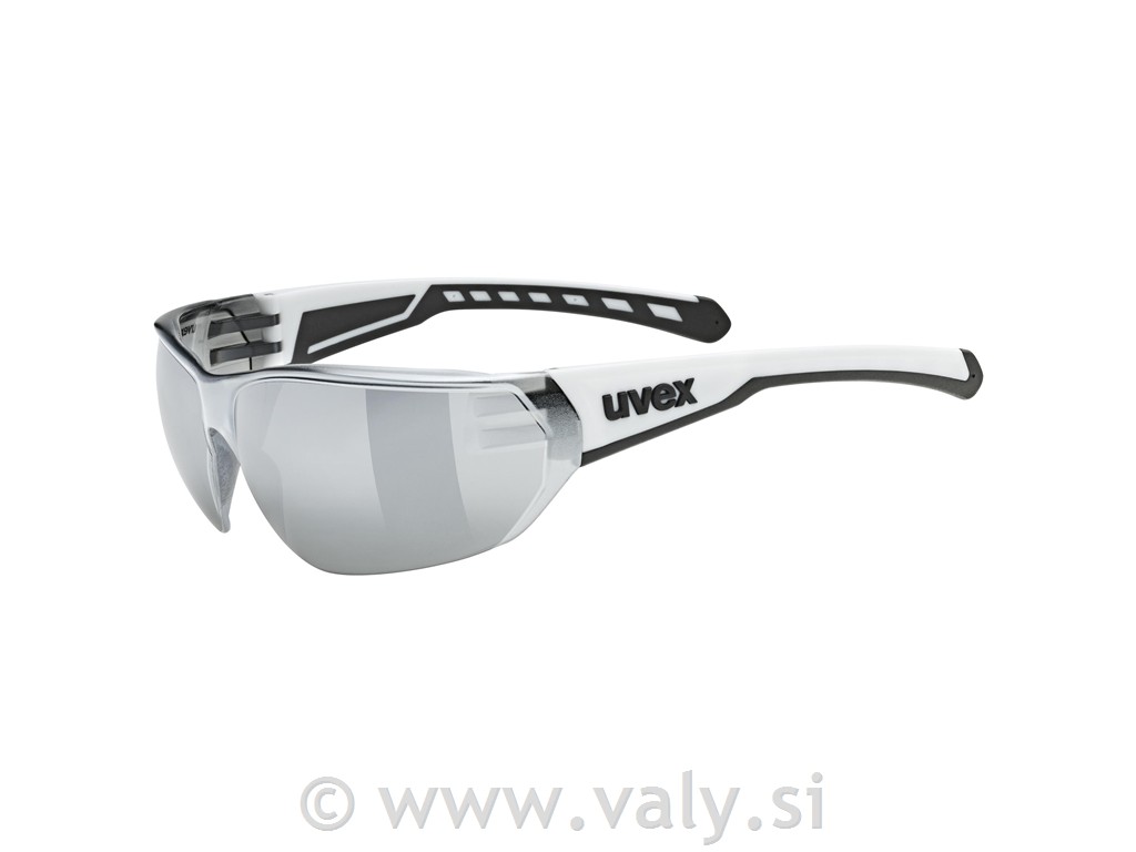 Uvex očala Equate bela, srebrno steklo
