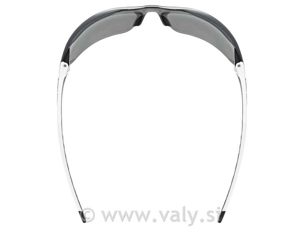 Uvex očala Equate bela, srebrno steklo