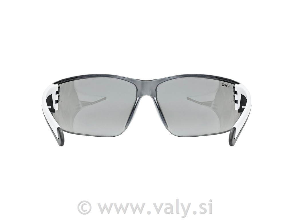 Uvex očala Equate bela, srebrno steklo