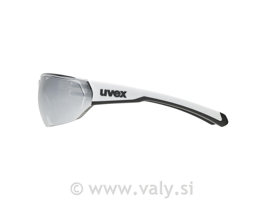 Uvex očala Equate bela, srebrno steklo