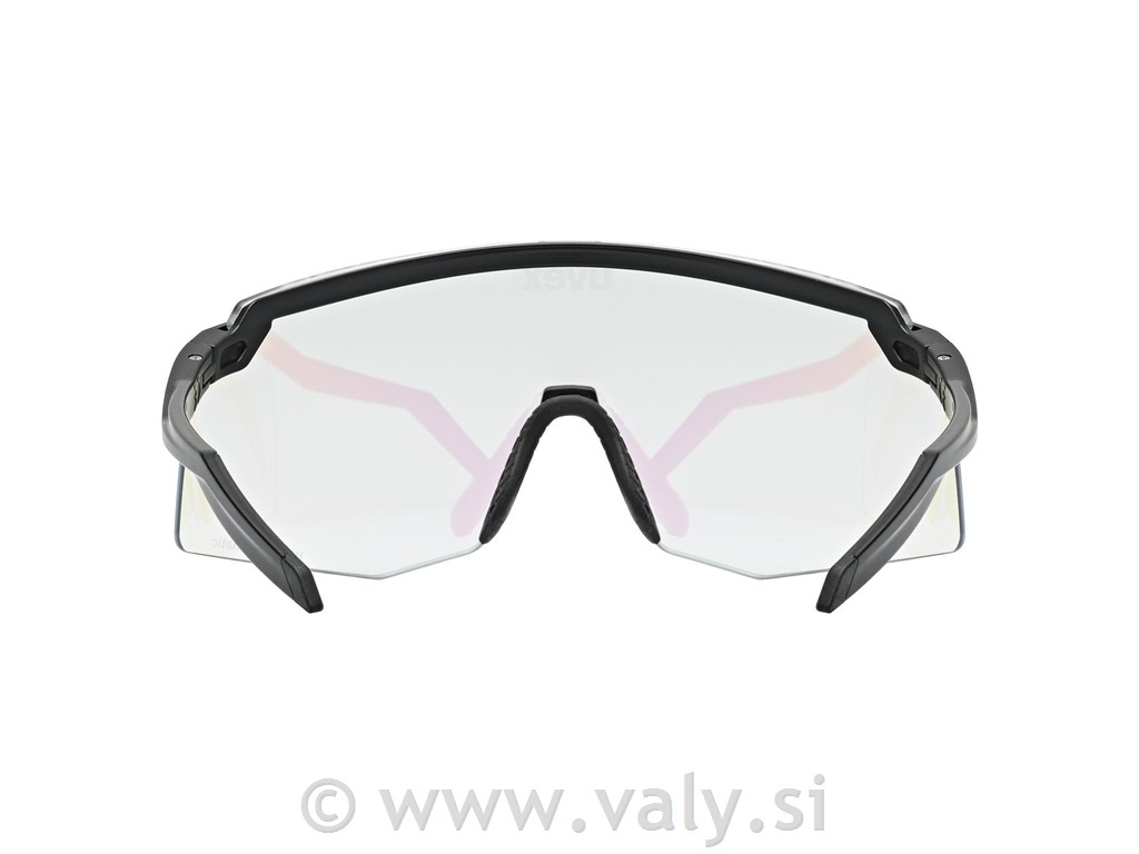 Uvex očala pace stage V črna, zrcalno zeleno steklo