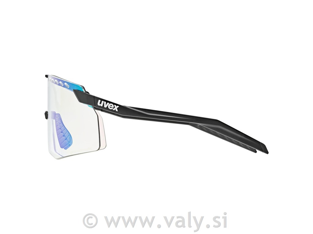 Uvex očala pace stage V črna, zrcalno zeleno steklo