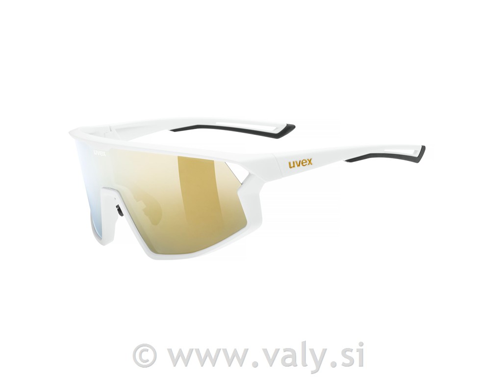 Uvex očala Skyryse bela, zlato zrcalno steklo