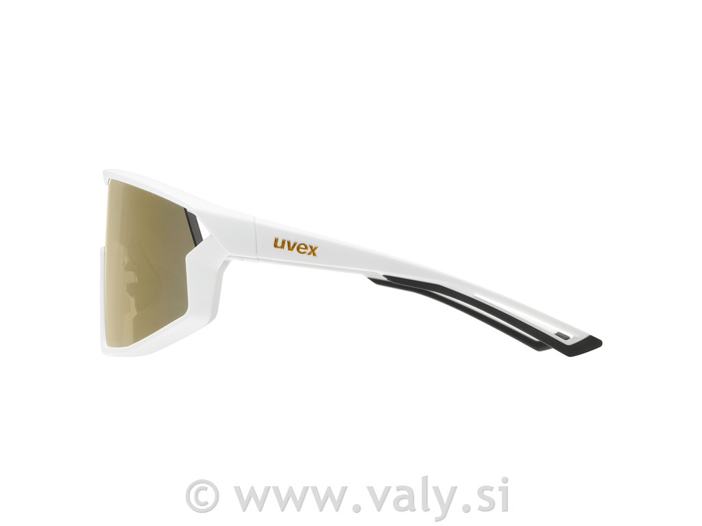 Uvex očala Skyryse bela, zlato zrcalno steklo