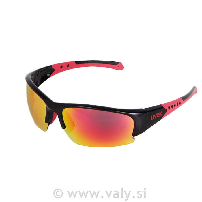 Uvex očala SPORTSTYLE 217 črna rdeča