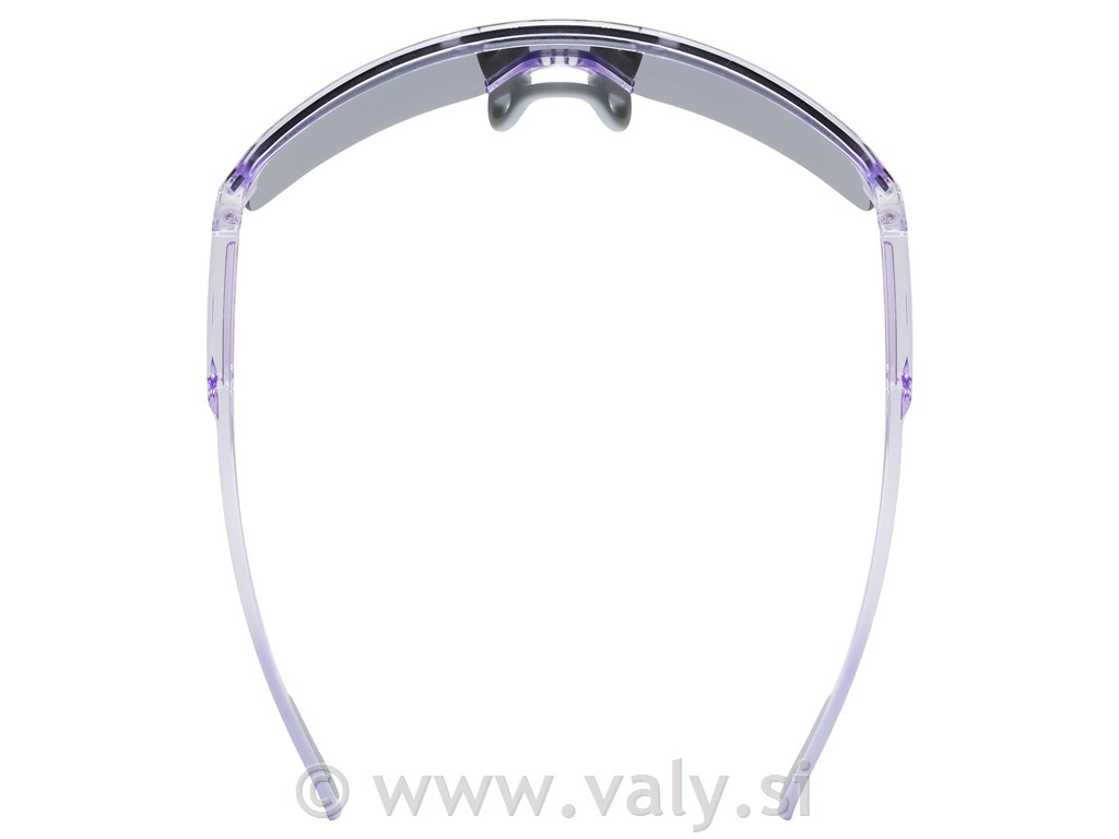 Uvex očala DYRT transparent vijolična, rdeče zrcalno steklo
