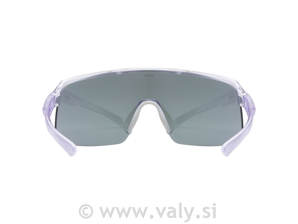 Uvex očala DYRT transparent vijolična, rdeče zrcalno steklo