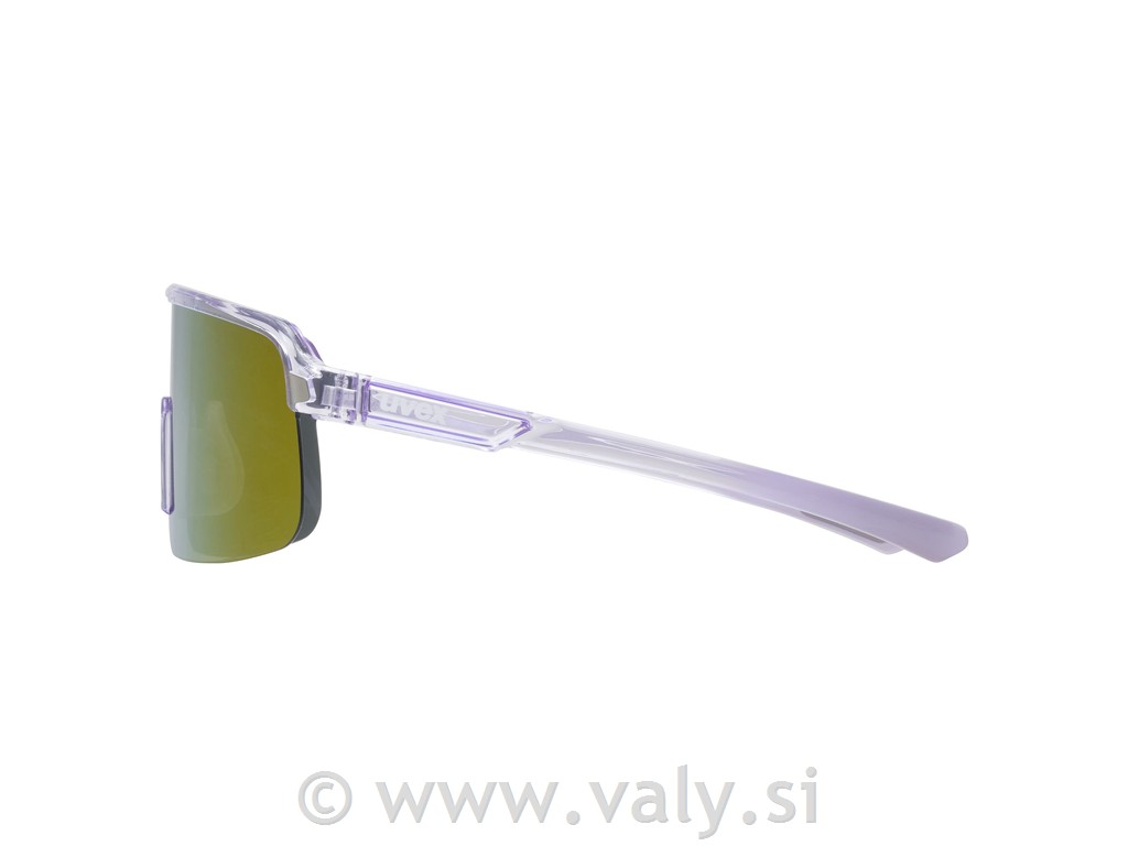 Uvex očala DYRT transparent vijolična, rdeče zrcalno steklo