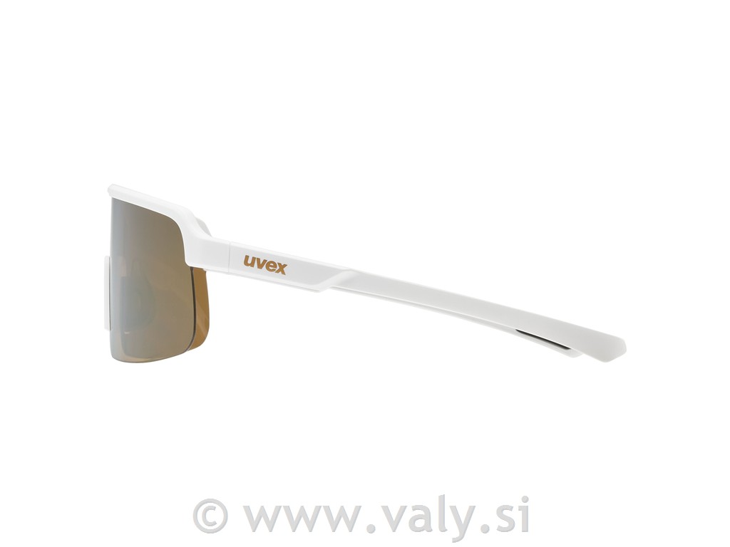 Uvex očala DYRT bela, zlato zrcalno steklo