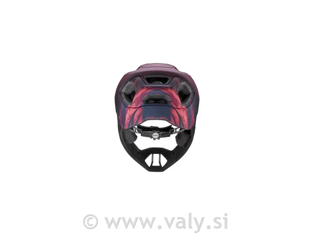 Uvex čelada React jr fullface vijolična roza