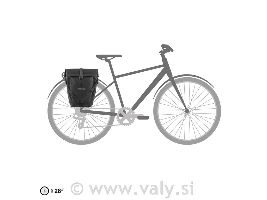 Ortlieb torba Back-Roller Plus črna