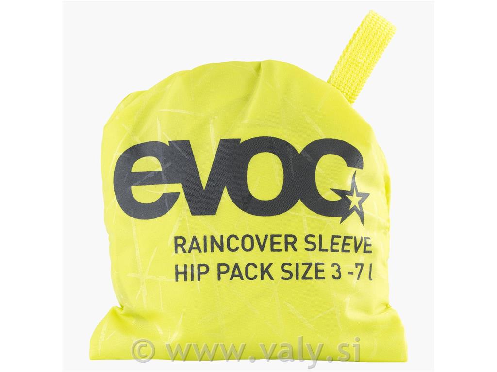 Evoc dežna prevleka Raincover Sleeve Hip Pack 3-7L rumena