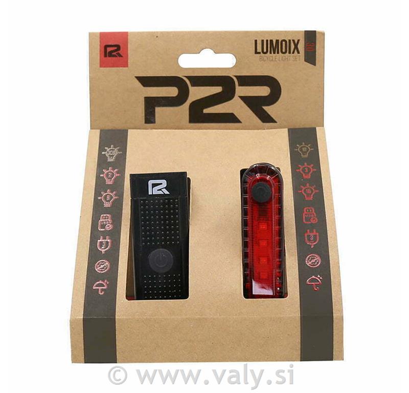 P2R sprednja in zadnja luč USB LUMOIX 30 350+10lm