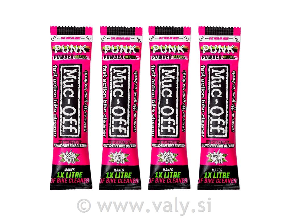 Muc-Off čistilo za kolo v prahu Punk Powder Bike 4x30g = 4L