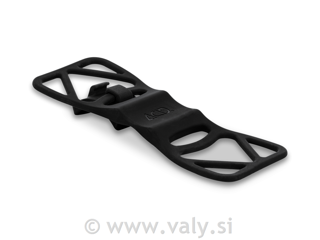 Cube silikonski nosilec za pametni telefon Acid Pure - črna