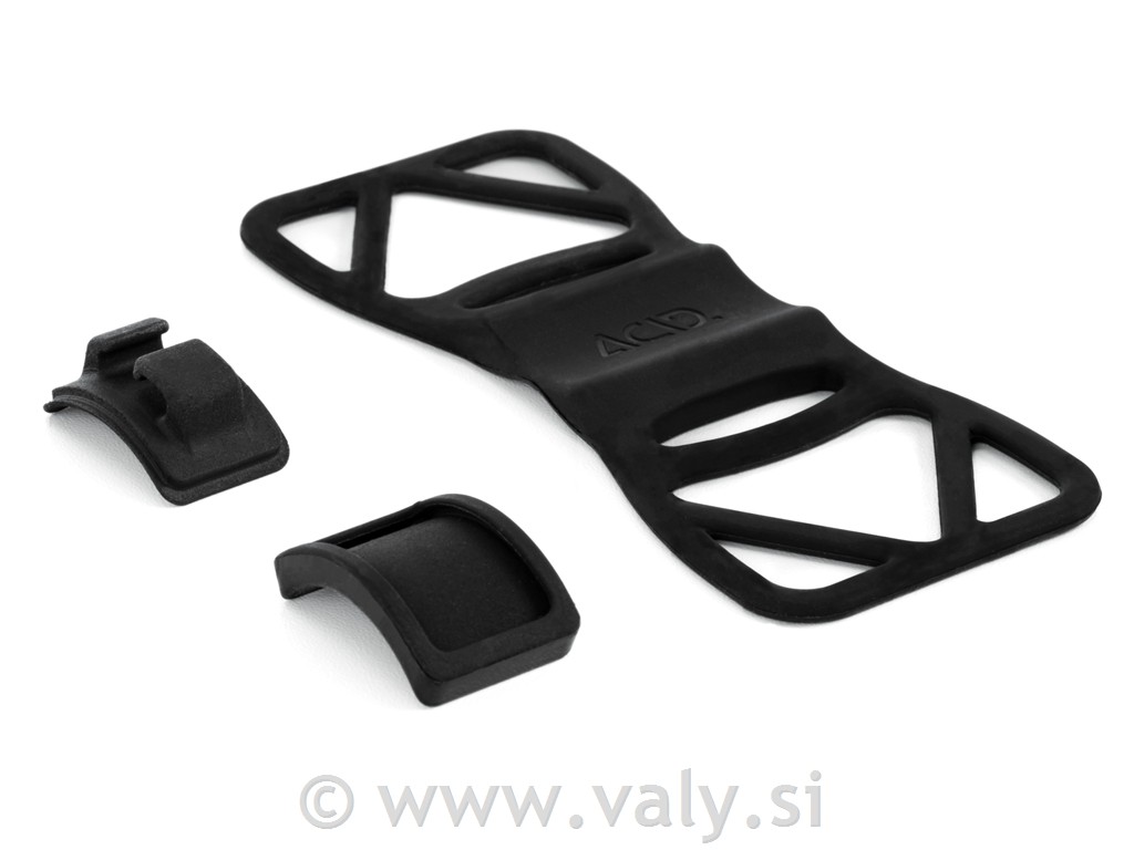 Cube silikonski nosilec za pametni telefon Acid Pure - črna