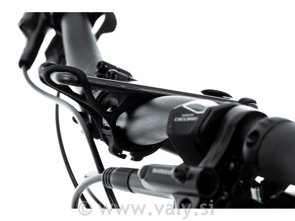 Cube silikonski nosilec za pametni telefon Acid Pure - črna