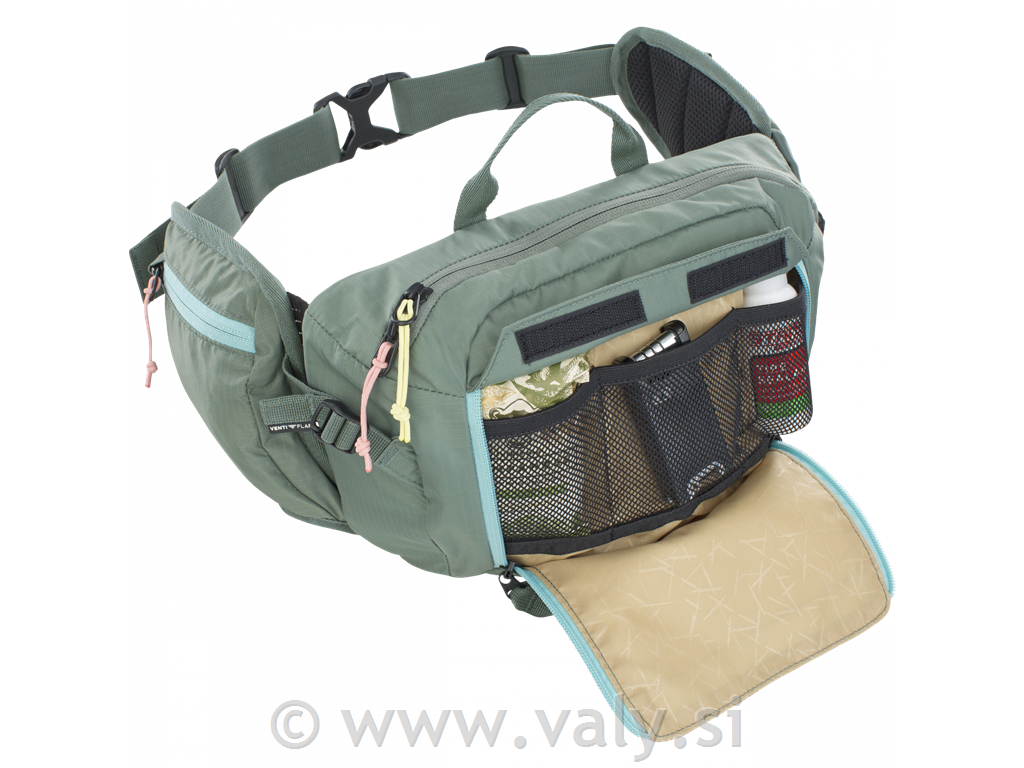 Evoc torbica HIP PACK 3L + 1.5L meh olivno zelena