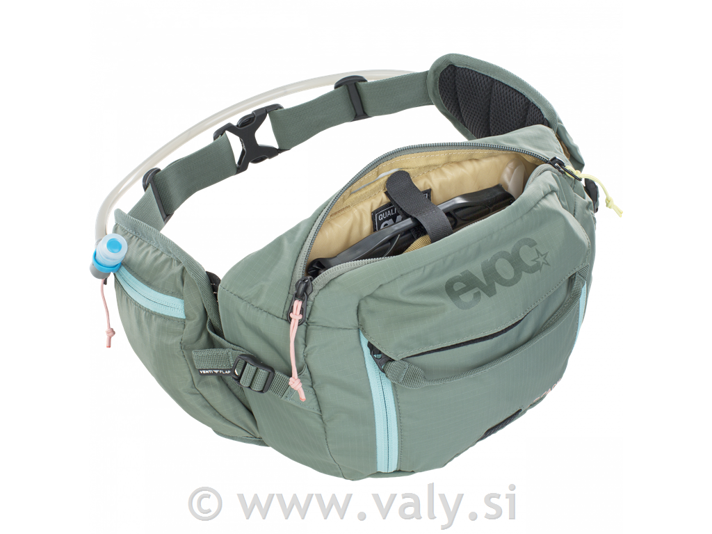 Evoc torbica HIP PACK 3L + 1.5L meh olivno zelena