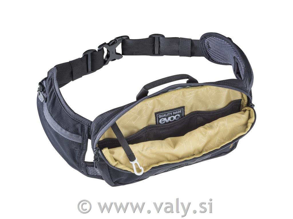 Evoc torbica HIP POUCH 1L za okoli pasu - črna