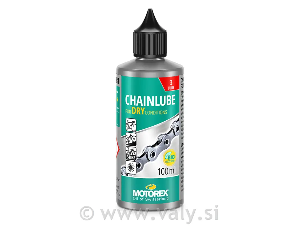 Motorex olje za verigo Chainlube Dry 100ml za suhe pogoje