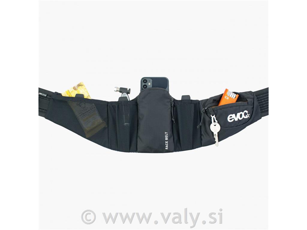 Evoc torbica RACE BELT za okoli pasu črna