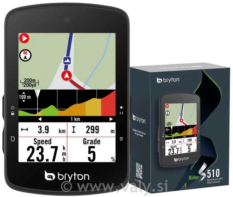 Bryton kolesarski števec Bryton Rider S510 E