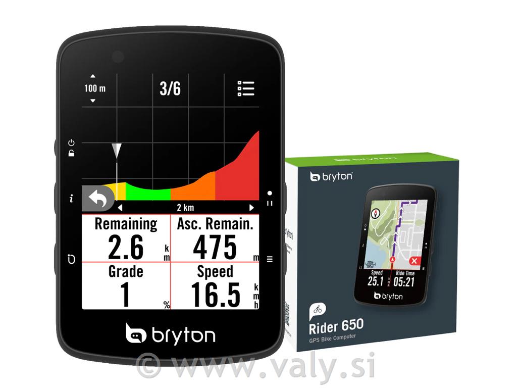 Bryton kolesarski števec Bryton Rider 650 E
