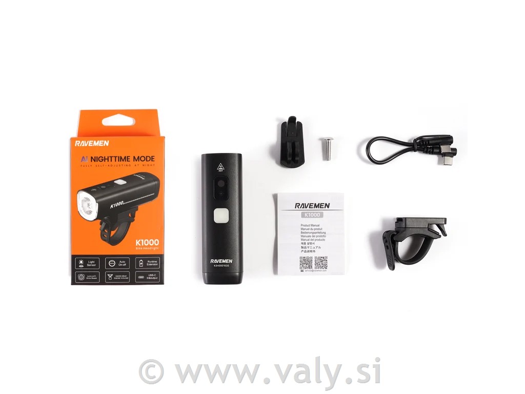Ravemen sprednja svetilka K1000
