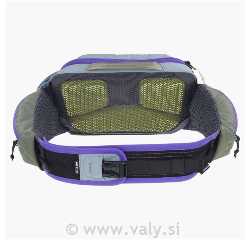 Evoc torbica HIP PACK PRO 3L siva-vijolična-olivno zelena